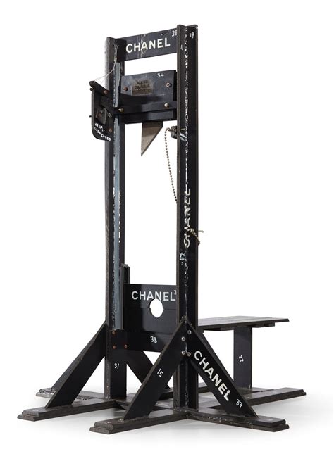 tom sachs Chanel guillotine